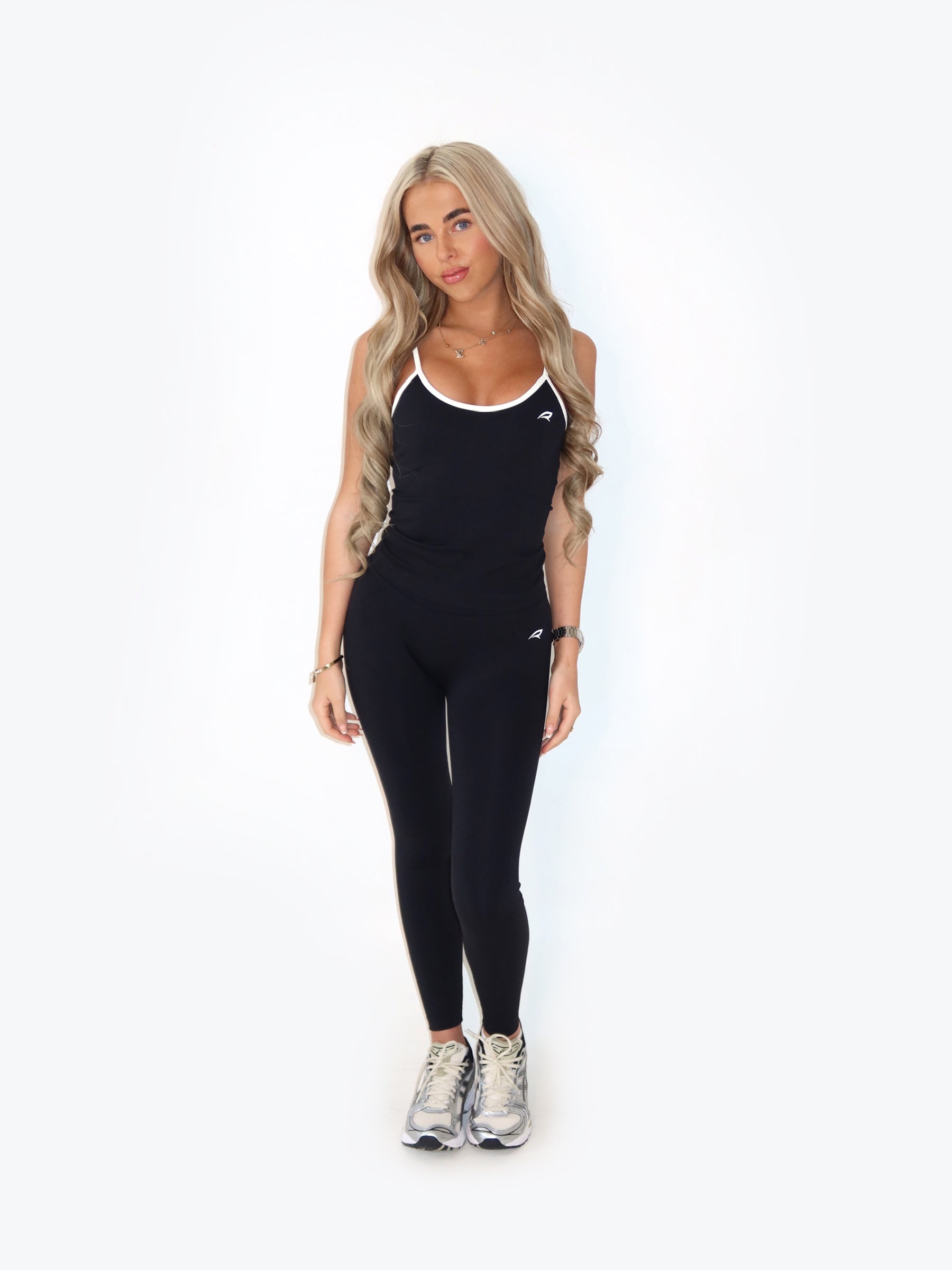 MIDNIGHT BLACK LEGGINGS SET - TWO PIECE
