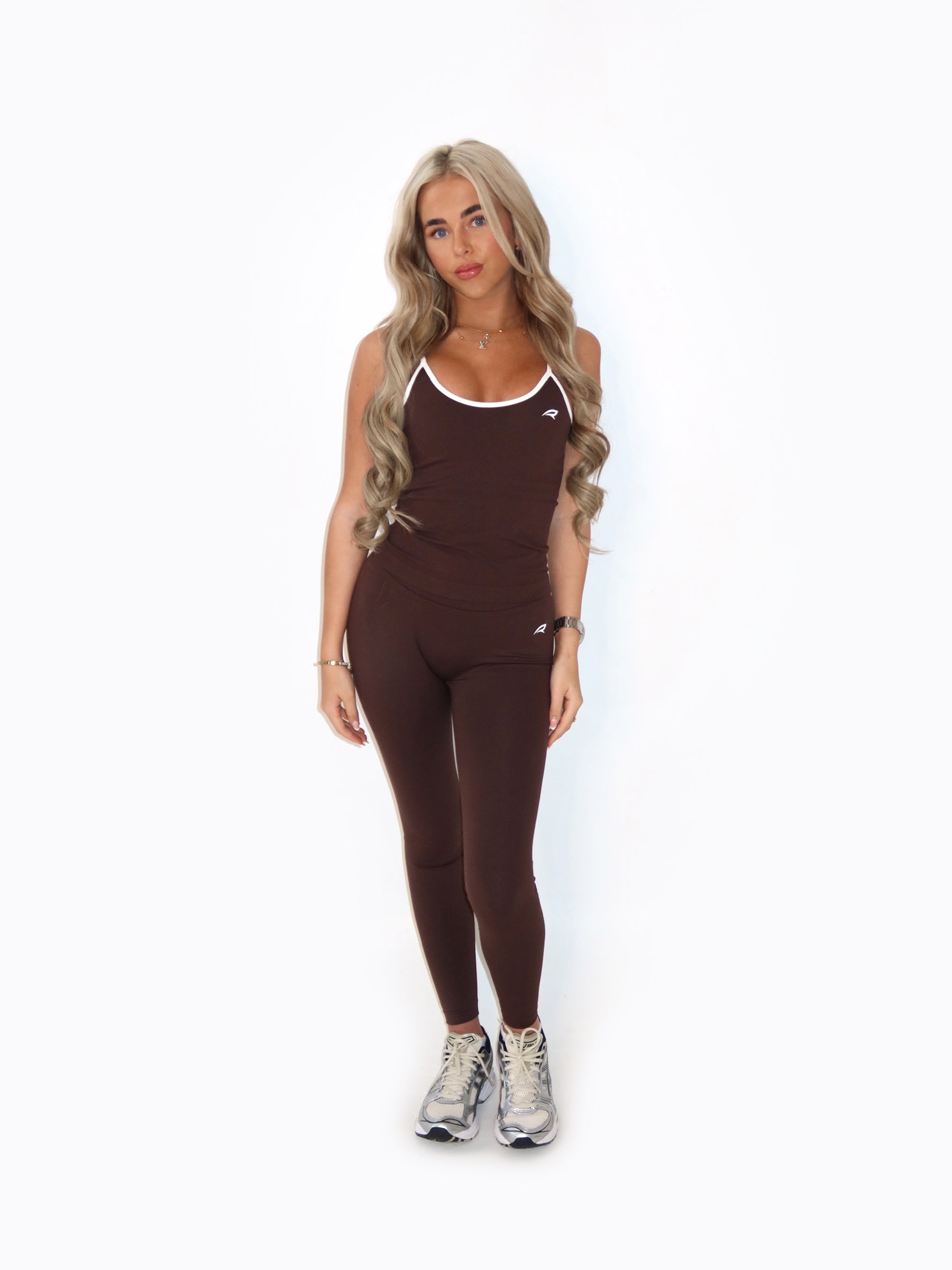 CHOCOLATE BROWN LEGGINGS SET - TWO PIECE